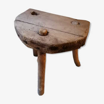 Tabouret de traite 19ème