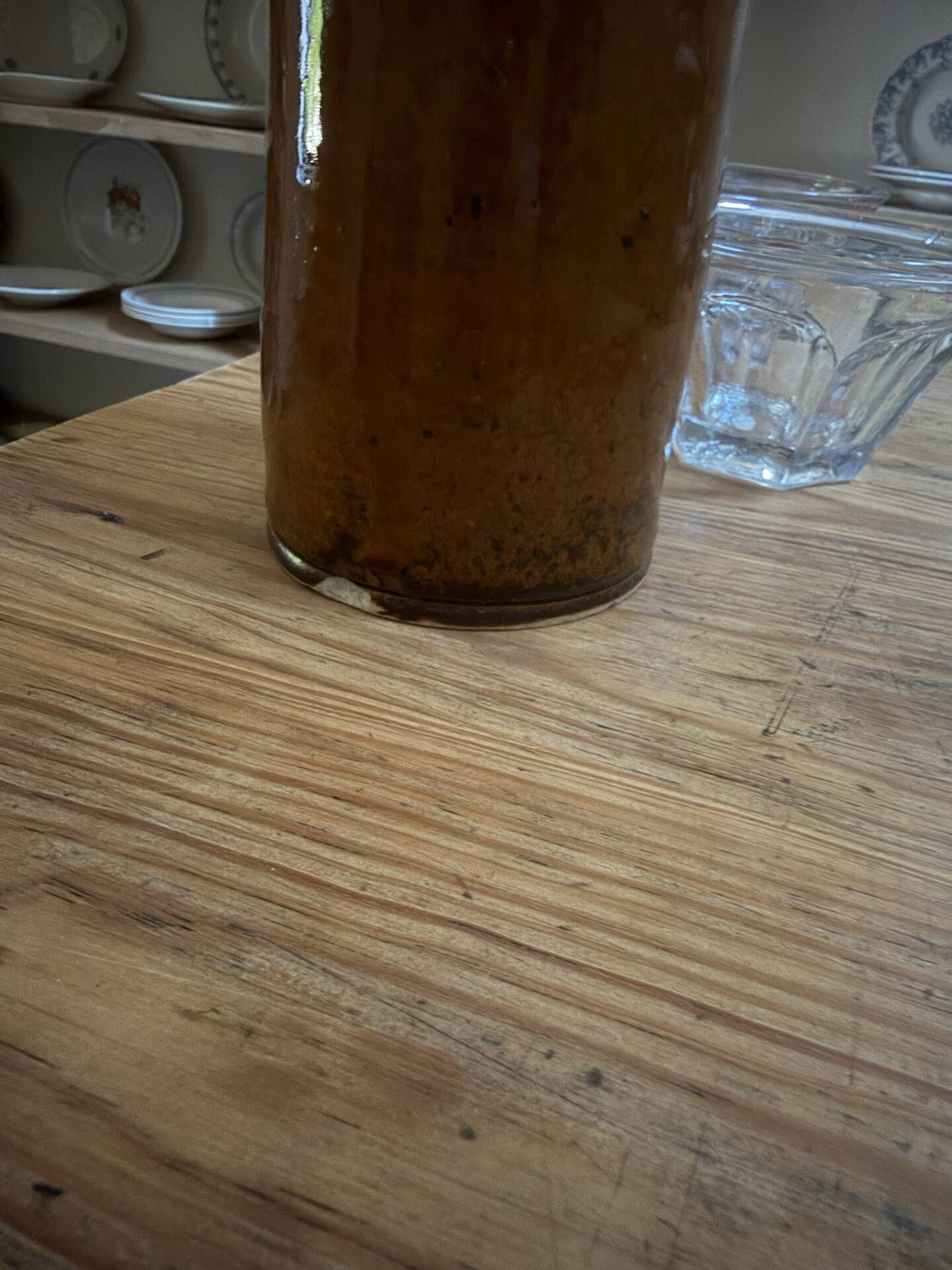 Old stoneware bottle