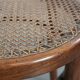 Set of 4 vintage bistro chairs Jacob & Josef Kohn Wien with a wicker seat