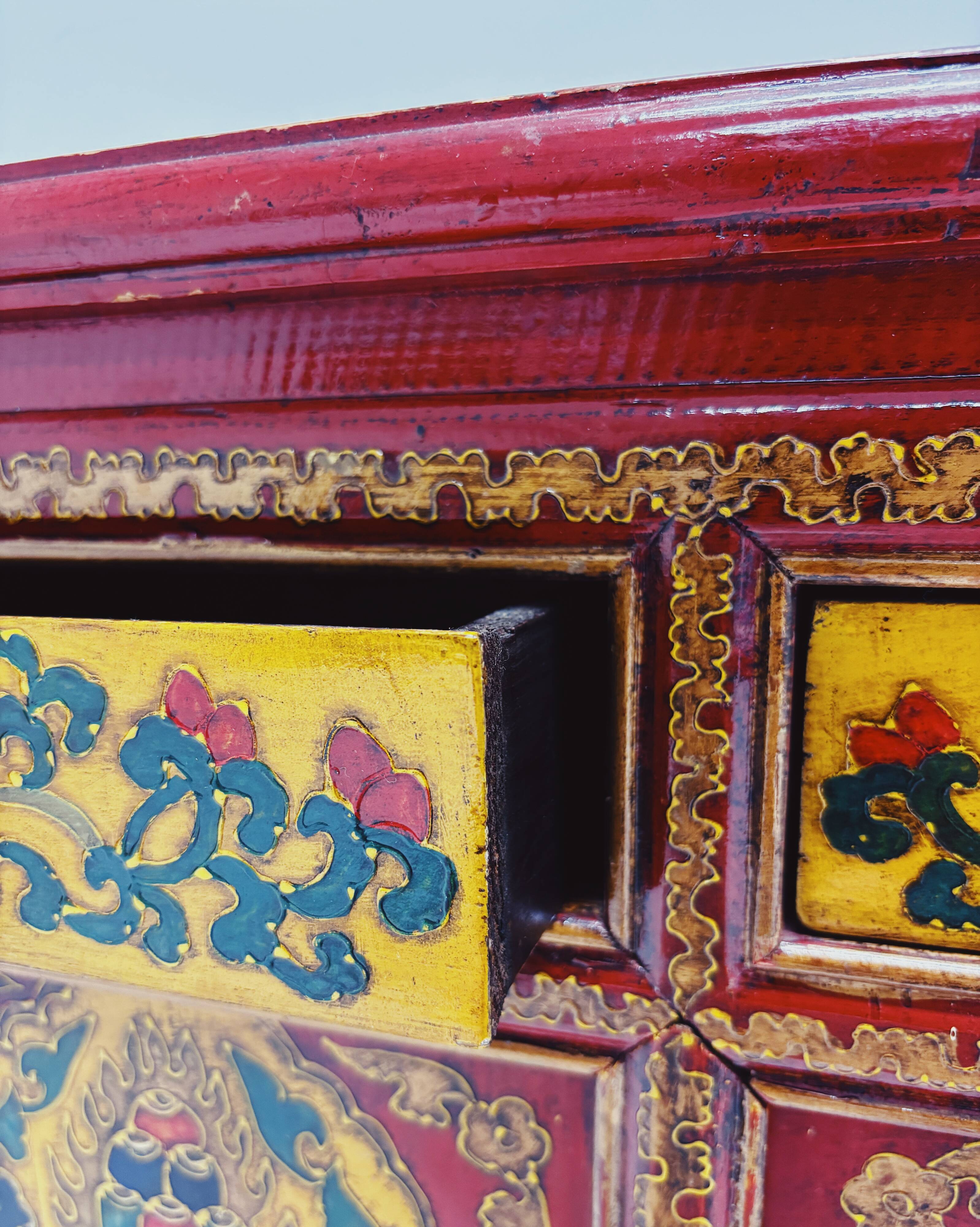 Tibetan Bedside Tables