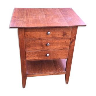 Oak bedside table