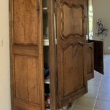 Old wooden buffet cabinet