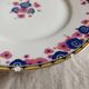 Set of 6 Art Deco dessert plates - Limoges porcelain a.f. and