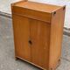 1960s Scandinavian wooden shoe storage cabinet dresser