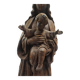 statue of the holy virgin in cast iron
