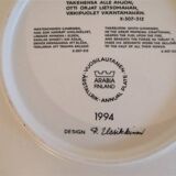 Finnish decorative plate from Arabia
