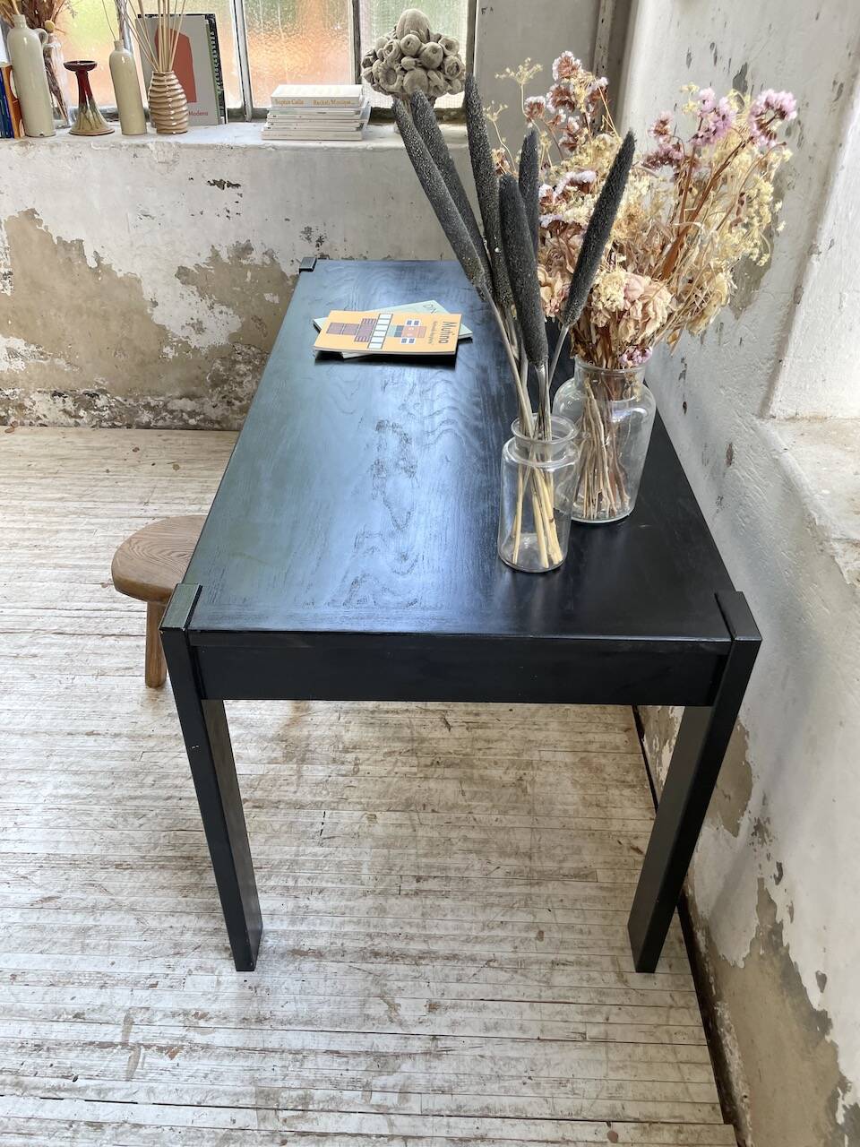 Regain black stained elm desk