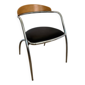 Chaise design Effezeta années 1980