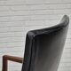 1960s, Danish armchair, original very good condition, teak wood, artificial leather.