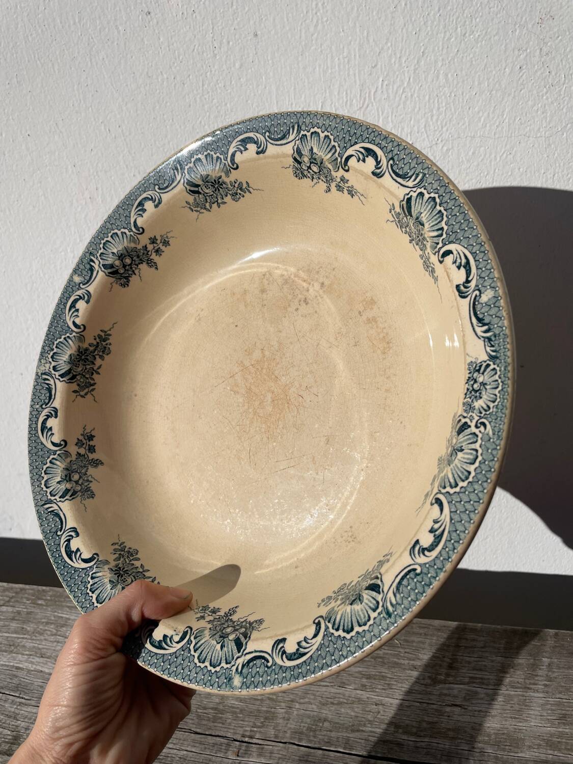 Iron earth salad bowl Moulin des loups