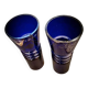 Pair of cobalt blue vases