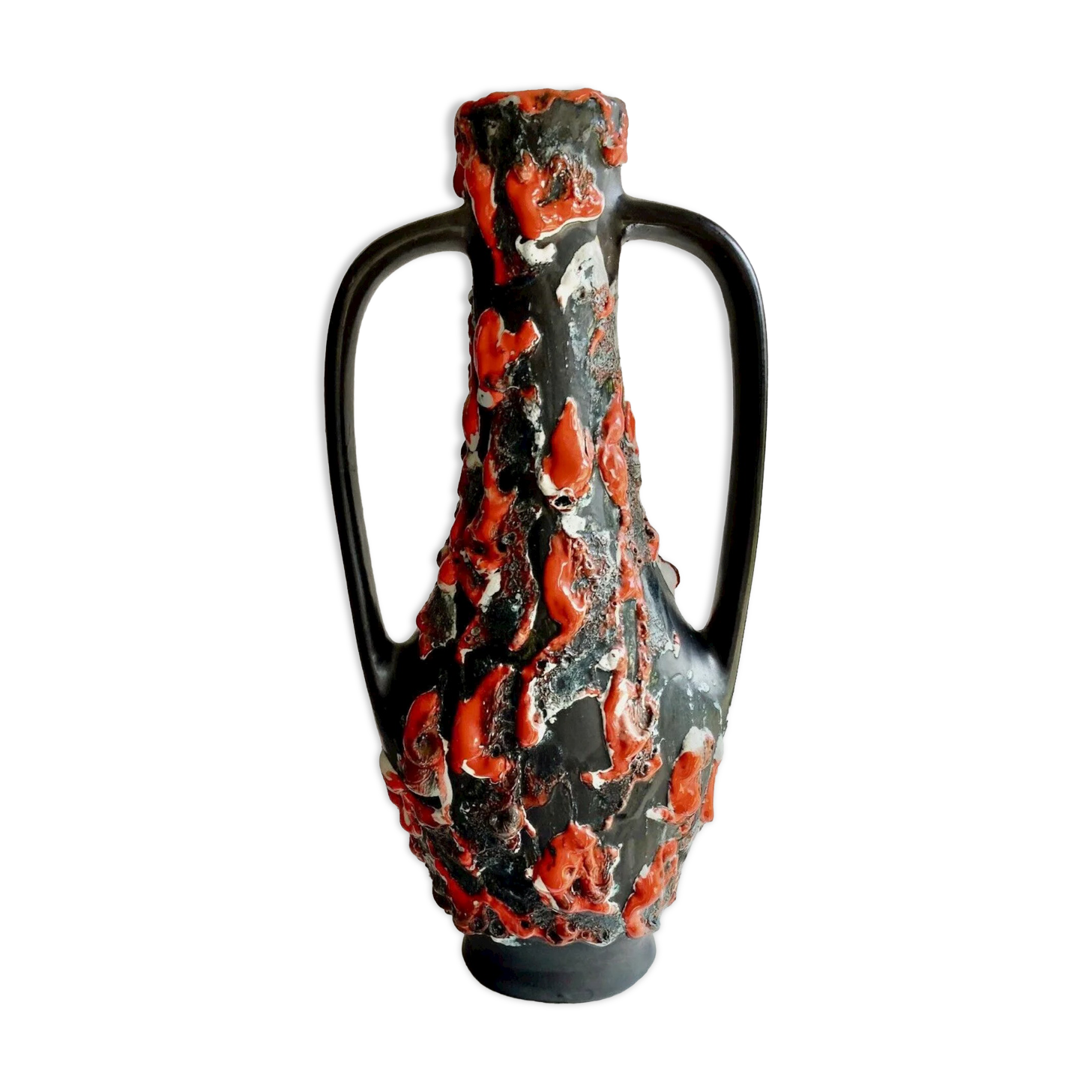 Vase amphora, vallauris, signed mb, years 50/60