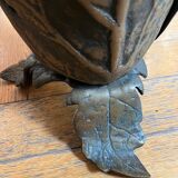 Elegant bronze umbrella door by the famous Italian designer Gabriella Crespi