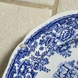 Lunéville blue English dinner plates