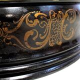 Napoleon III planter in blackened wood and gilded decorations, XIXth century