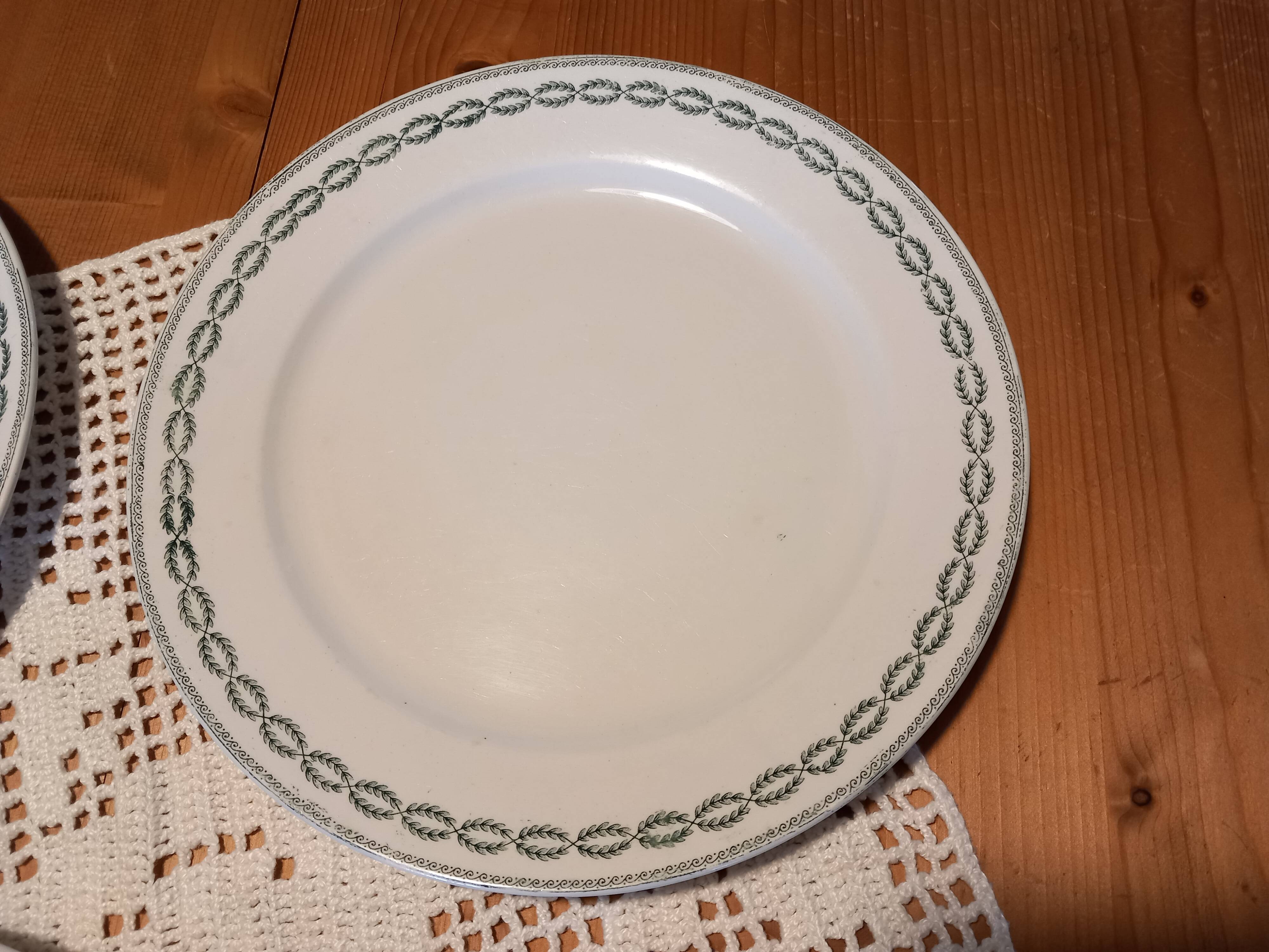5 flat plates "Nobilis" Sarreguemines