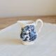 Vintage Myott milk jug "The Hunter" - English blue and white porcelain