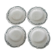 4 assiettes semi creuses terre de fer Longchamp