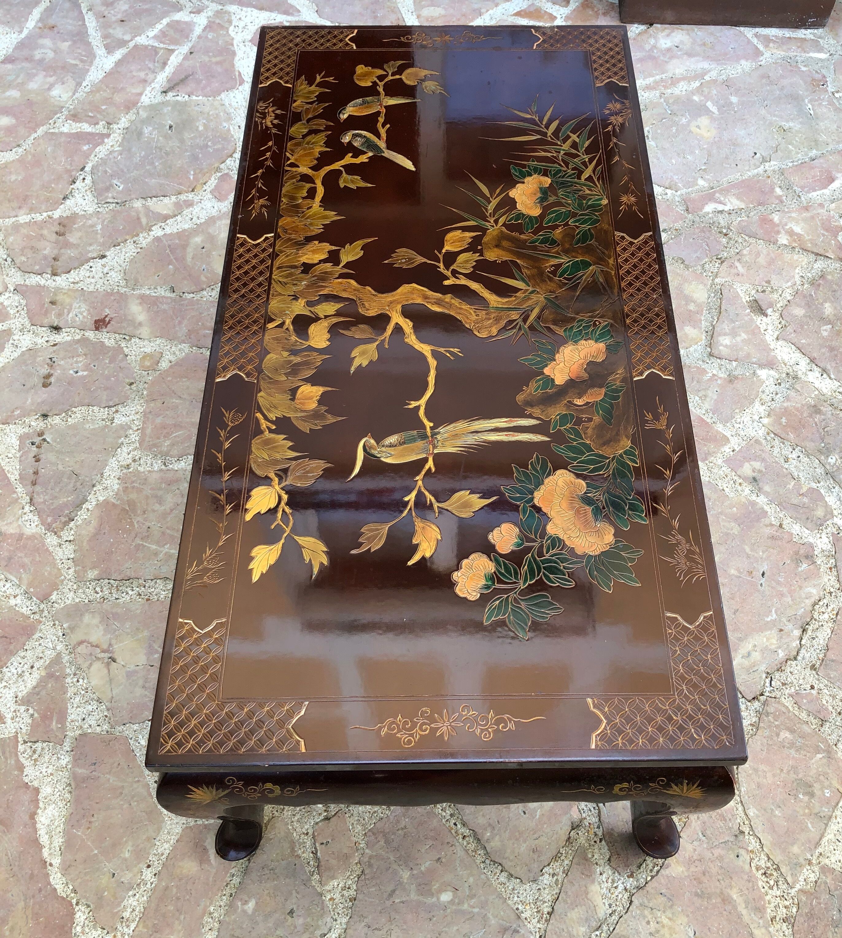 Asian-style coffee table