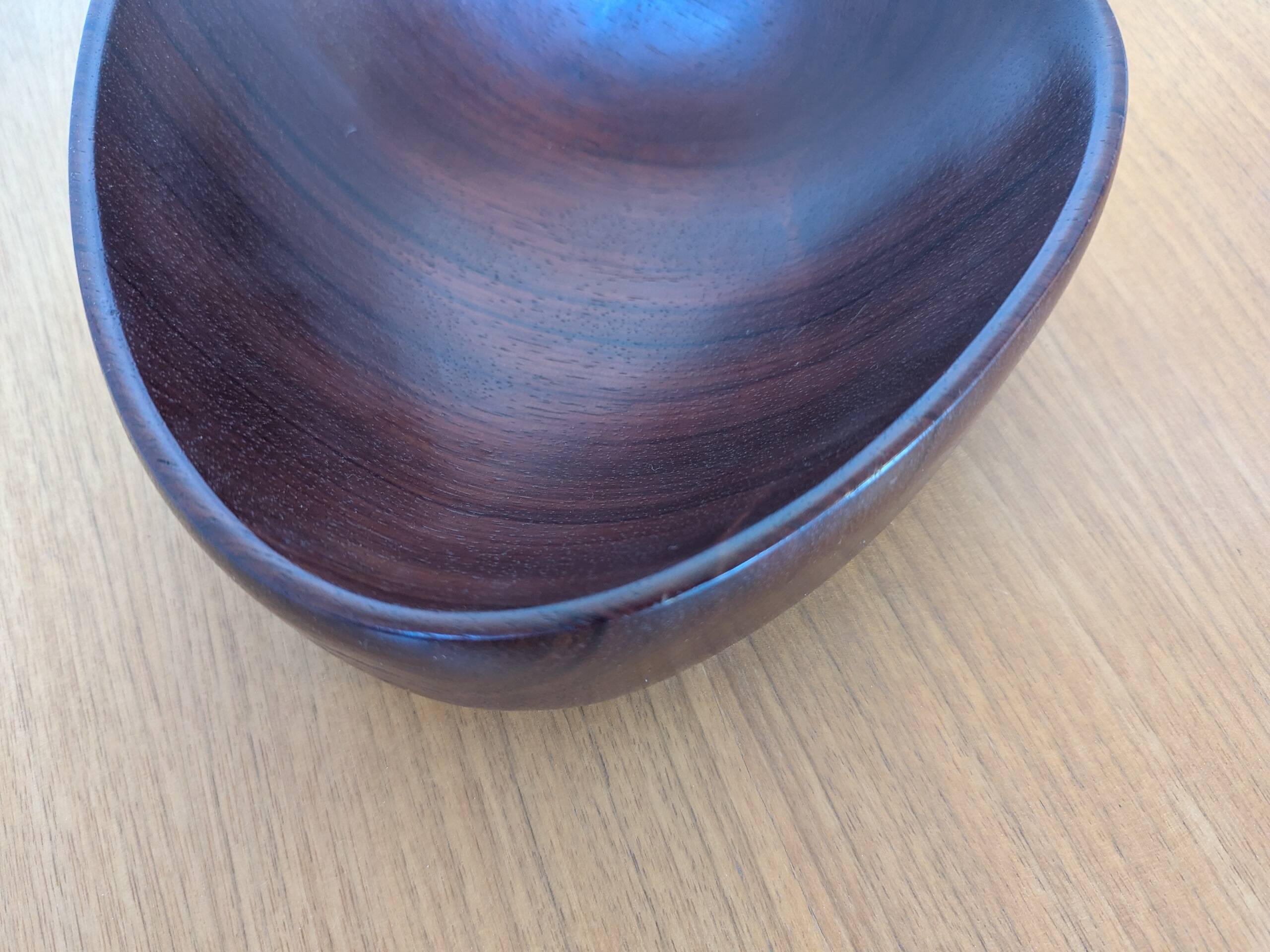 Solid mahogany cup