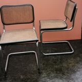 Trio de chaises B32 de Marcel Breuer