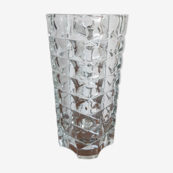 Vase en verre luminarc vintage