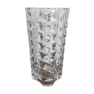 Vase en verre luminarc vintage