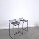 Set of 2 Black HAY Bar Stools, Hee Welling