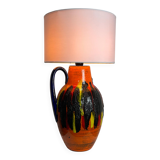 Ceramic table lamp by Scheurich from West Germany 1960