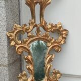 Ancien miroir doré original style Louis XV
