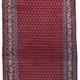 Vintage Indian carpet Seraband 100cm x 189cm 1970s