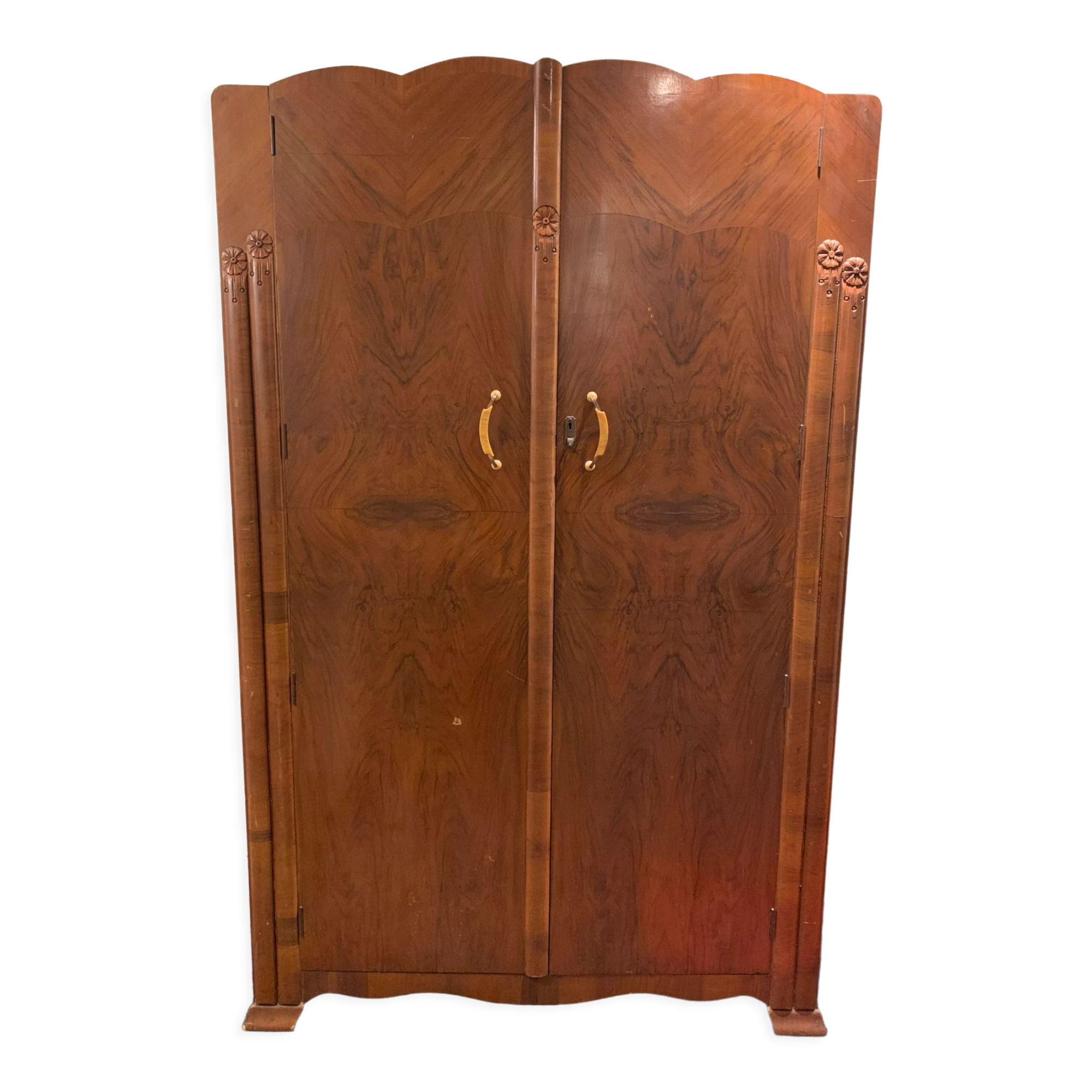 English Art Deco wardrobe