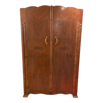 English art deco wardrobe