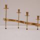 Mid-century modern metal candlesticks by Gunnar Ander for Ystad-Metall, Sweden, 1960s