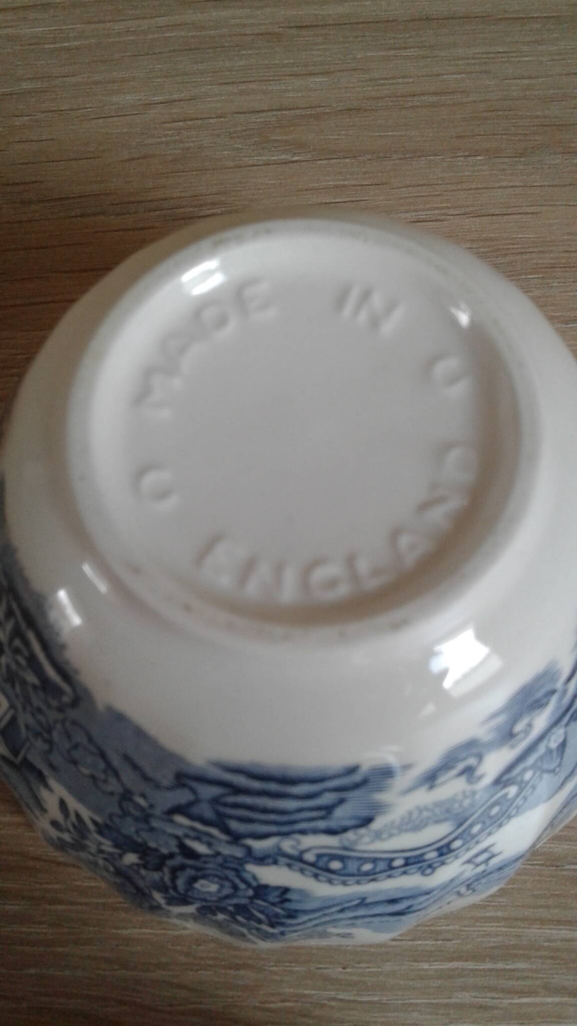 Earthenware sugar bowl