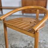 Set of 3 Almillmö bar stools, vintage 1980s German design