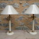 Paire de lampes « ananas » 1980