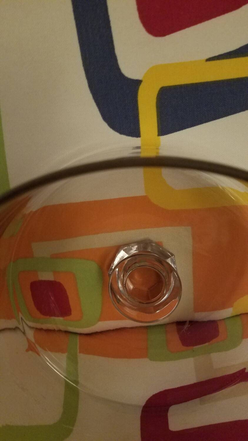 glass cake bell early 20th