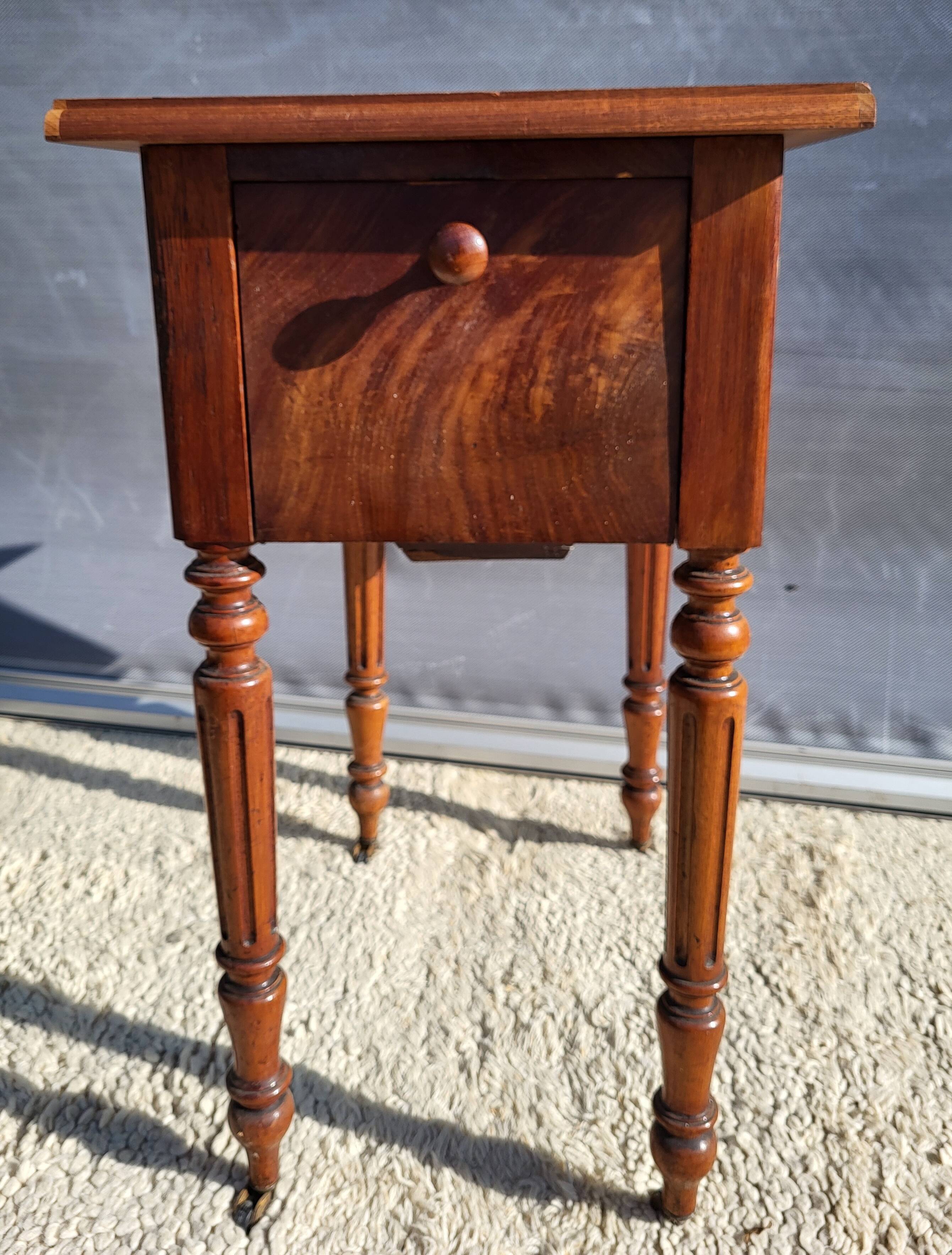 Louis Philippe secret table marquetry