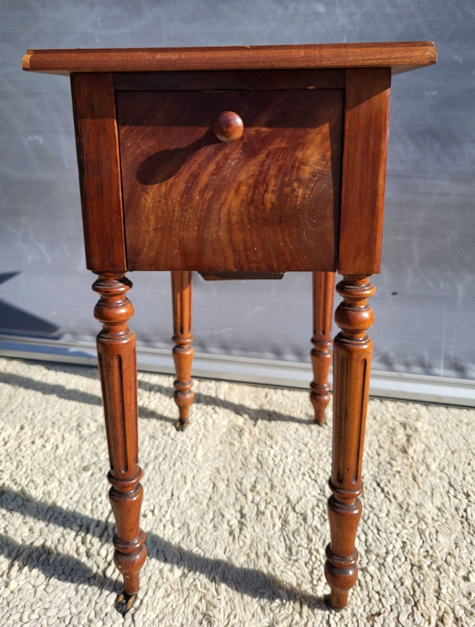 Louis Philippe secret table marquetry