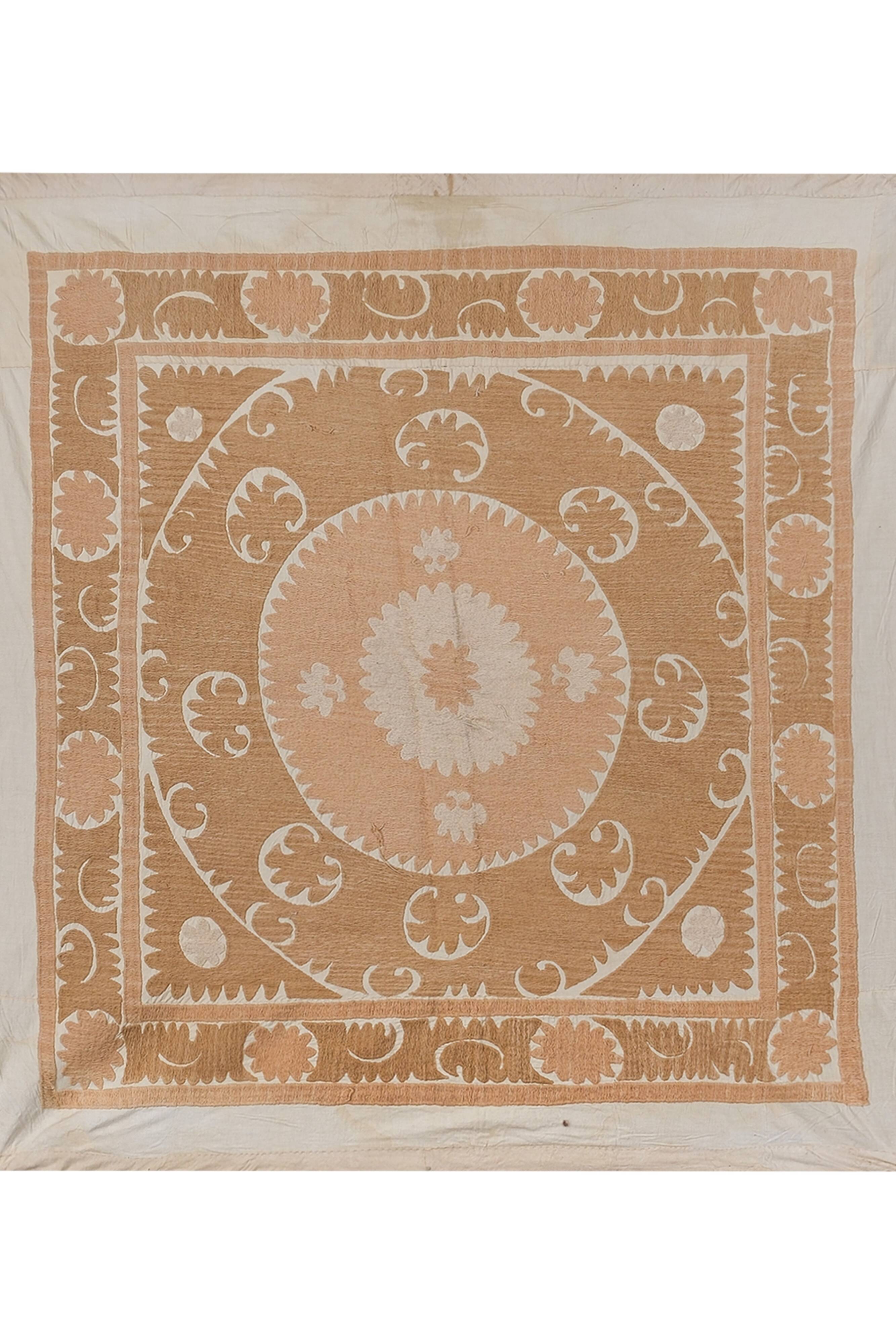 Tapis noué à la main, tapis turc vintage 136x141 cm