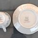 Set of 10 Bernardaud Saint-Saëns Limoges porcelain cups and saucers