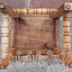 Antique wooden chair.