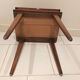Bedside vintage nightstand compass legs drawer Stella