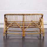Rattan bench