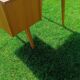 Mid-century desk from the 60s, compass legs