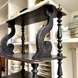 Library, Napoleon III music stand in blackened wood.