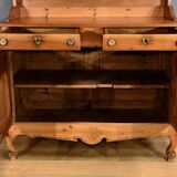 Louis XV style blond cherry wood sideboard – mid-19th century