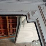 Old beveled trumeau mirror 105x73cm