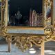 Art Nouveau Period Mirror in Wood Gilded with Gold Leaf - Late 19th Century
